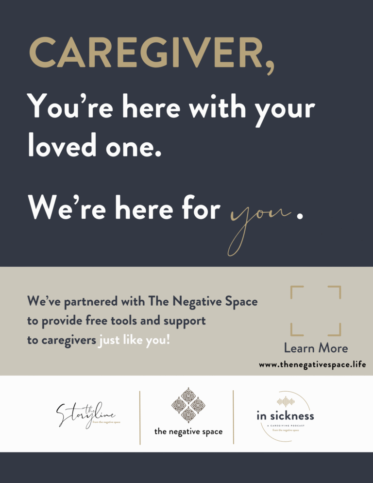 Caregiver Sign Preview Page - The Negative Space